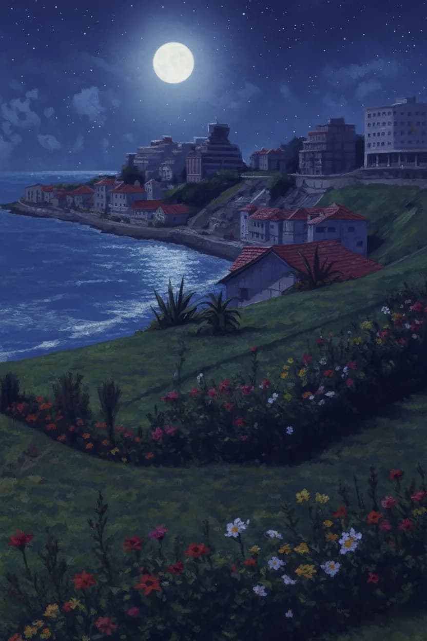 Mar del Plata de noche